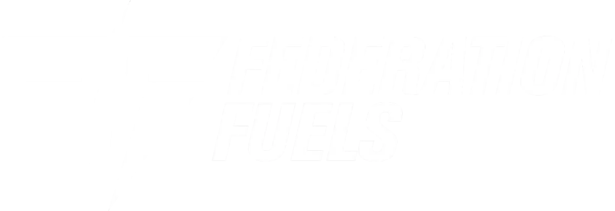 Federation Fuels Logo White